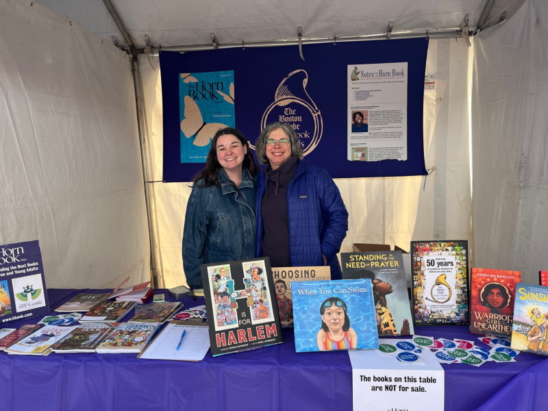 Book vendors at the Boston Festival 2023