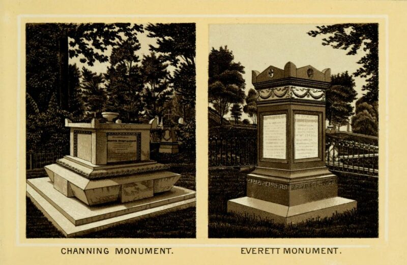 Mount Auburn Cemetery, Monuments
